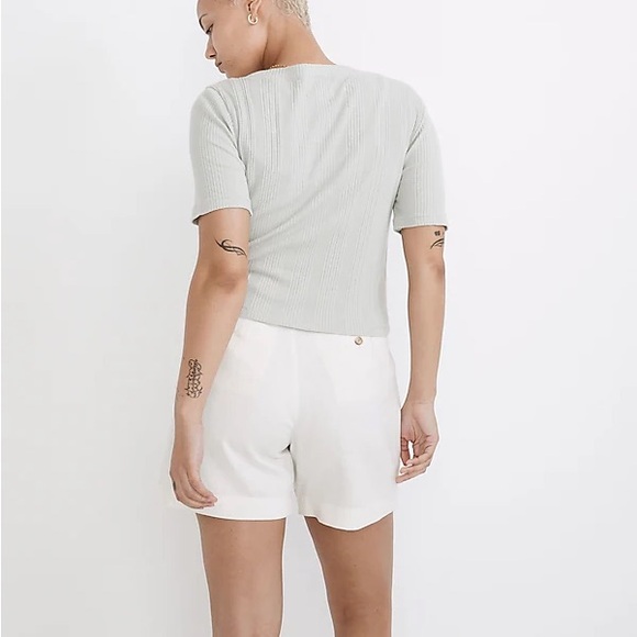 Madewell New Pointelle Cardigan Ashen Sage Size Large - Picture 3 of 8